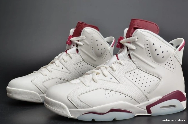 Cheap white Air Retro Jordan 384664-116 Maroon 6 0605